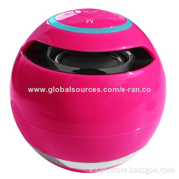 ER-BT04 stereo mini speakers with built-in 400mAh rechargeable battery, new products in 2014